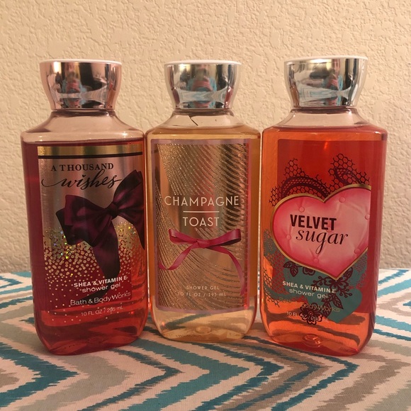Bath & Body Works Other - BBW glam body gel trio